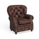 preview thumbnail 5 of 12, Mofi Traditional Linen Fabric Tufted Armchair by Furniture of America