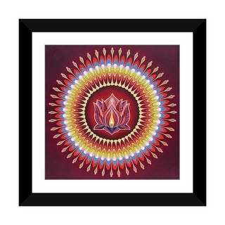 iCanvas "Red Lotus Mandala" by Diana Titova - Bed Bath & Beyond - 37378845
