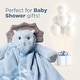 preview thumbnail 5 of 4, Bearington Baby Lil' Tracer 15" Light Blue Dinosaur Snuggler