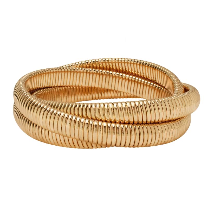 Victoria Townsend Designer Inspired Triple Rolling Bracelet - White