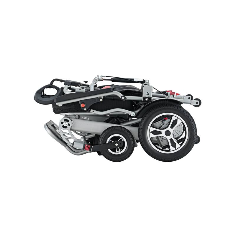Foldable Electric Wheelchair for Adults, 300W Motor, Lightweight Aluminum Frame, Portable Power Wheelchair