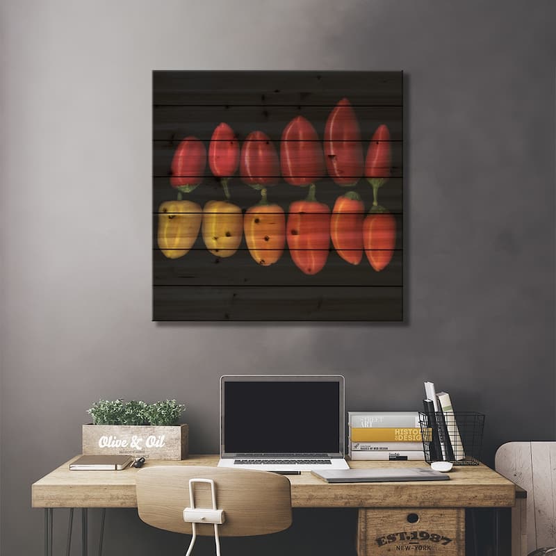 The Chiquinos Print On Wood by Magda Indigo - Multi-Color