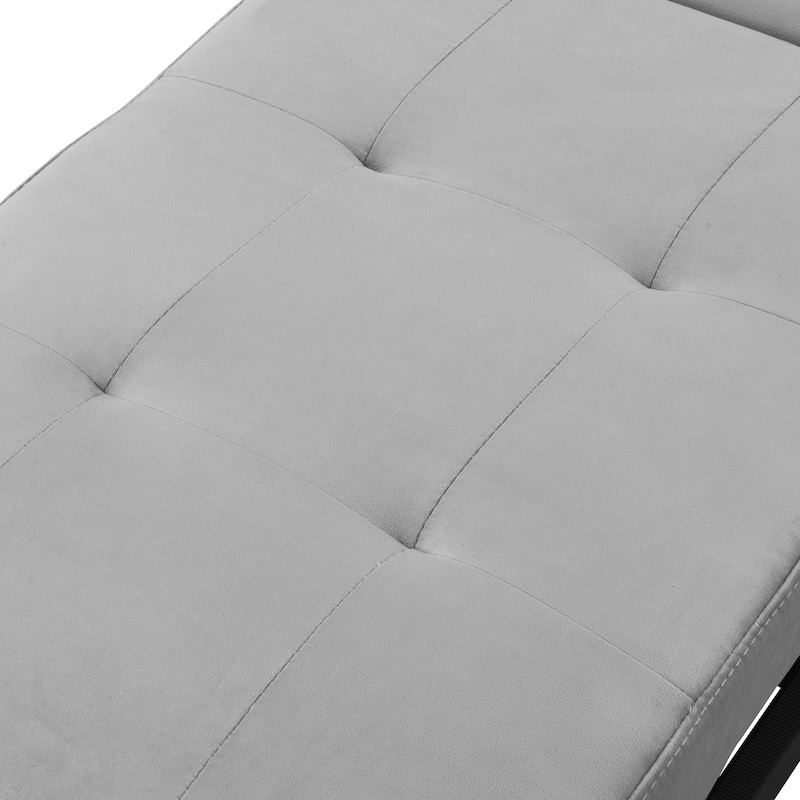Multi-Functional Folding Ottoman Sofa Bed with Converts to Lounge Chair and Single Bed (264lb Capacity)