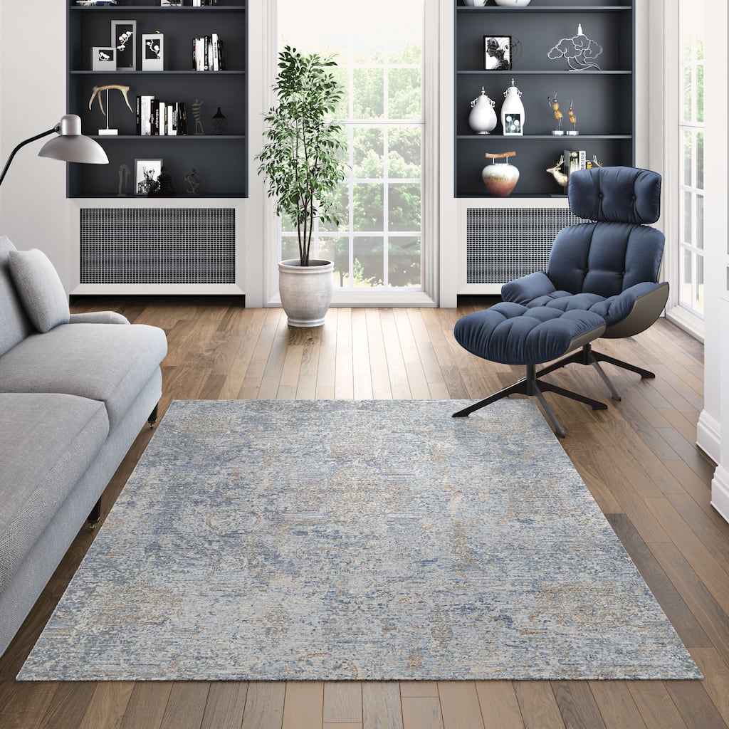 La Mode Costura Light Gray Area Rug