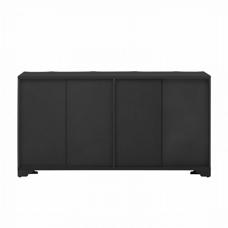 59.7" Modern 4-Door Sideboard with Luxurious Pine Veneer Finish