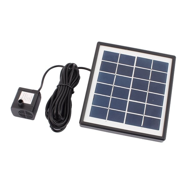 1.5W Solar Power Fountain Water Pump Panel Kit Pool Garden Pond Submersible