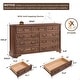 preview thumbnail 86 of 102, Farmhouse Drawers Dresser, Wood Chest of Drawers, Dressers Organizer