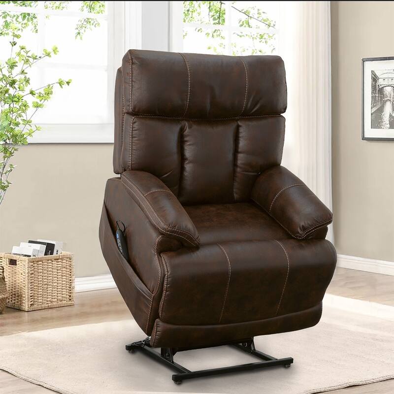 Clive Power Lift Recliner with Power Headrest & Lumbar by Flexsteel