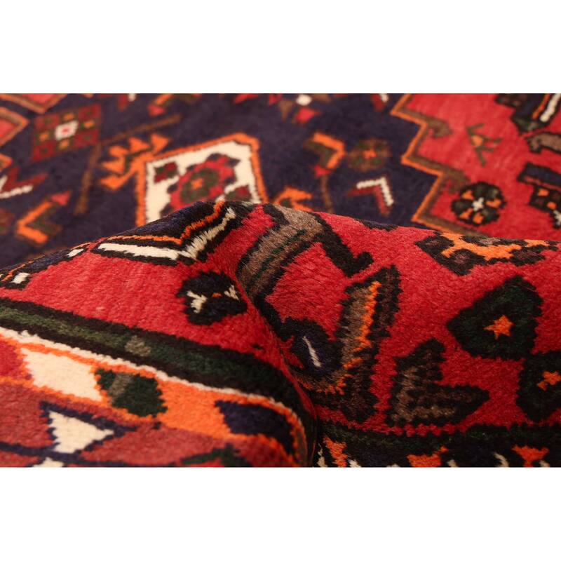 ECARPETGALLERY Hand-knotted Andelz Red Wool Rug - 3'5 x 4'7