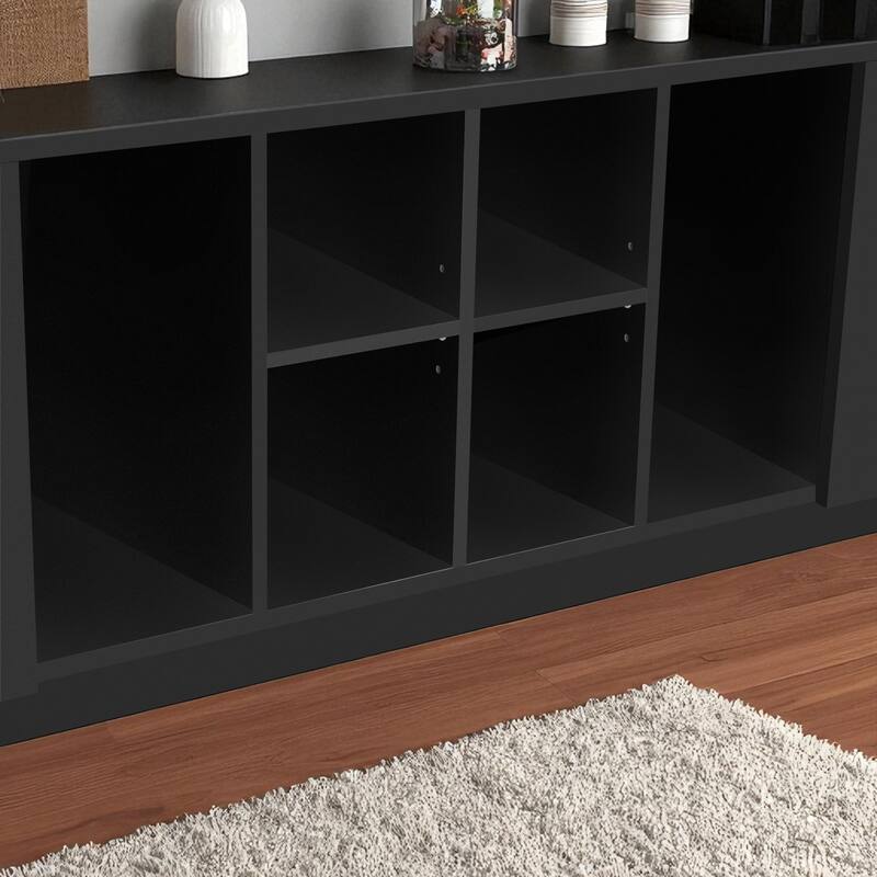 58.8 in Wide Hall Tree with Bench, 7 Hooks, 2 Drawers, Adjustable Shelves, Entryway Coat Rack Organizer, 76.7 in H