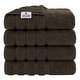 preview thumbnail 32 of 148, American Soft Linen 100% Cotton Turkish Bath Towels Large, 4 Pack Luxury Hotel Spa Quality Turkish Bath Towels Bathroom Sets Brown
