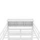 preview thumbnail 15 of 30, Full Size Loft Bed with Storage Cubes and Shelves,Metal Loft Bed with Wardrobe And L-shaped Desk