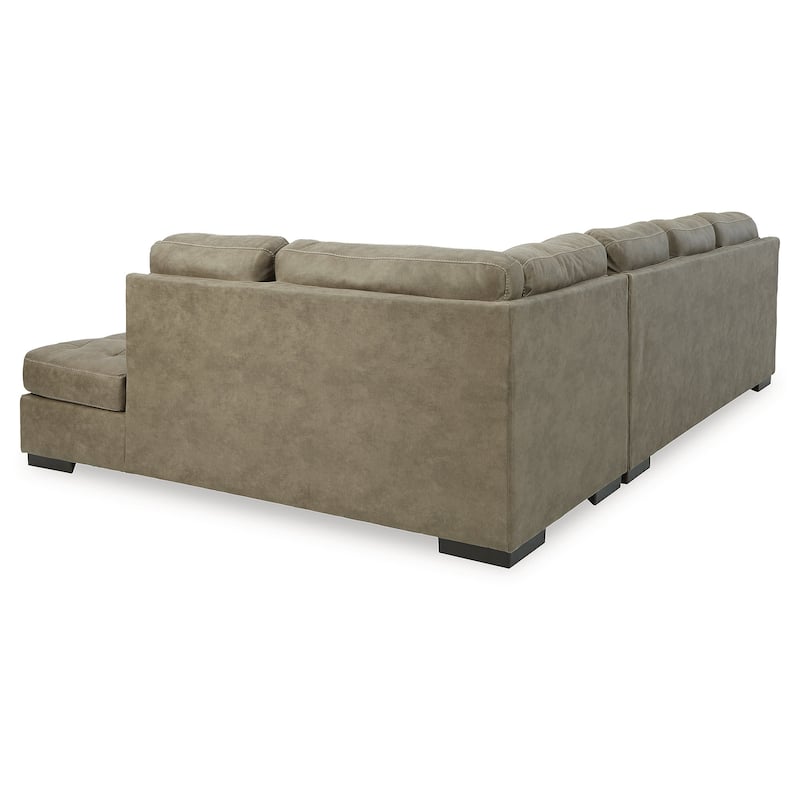 Signature Design by Ashley Maderla 2-Piece Sectional with Chaise - 124"W x 87"D x 38"H