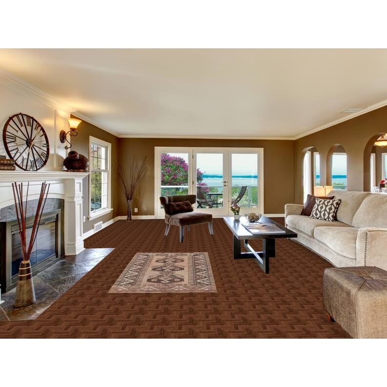 Hand Knotted Oriental 100% Wool Carpet Traditional Tribal Brown Balouch Area Rug - 5' 11'' X 3' 5''