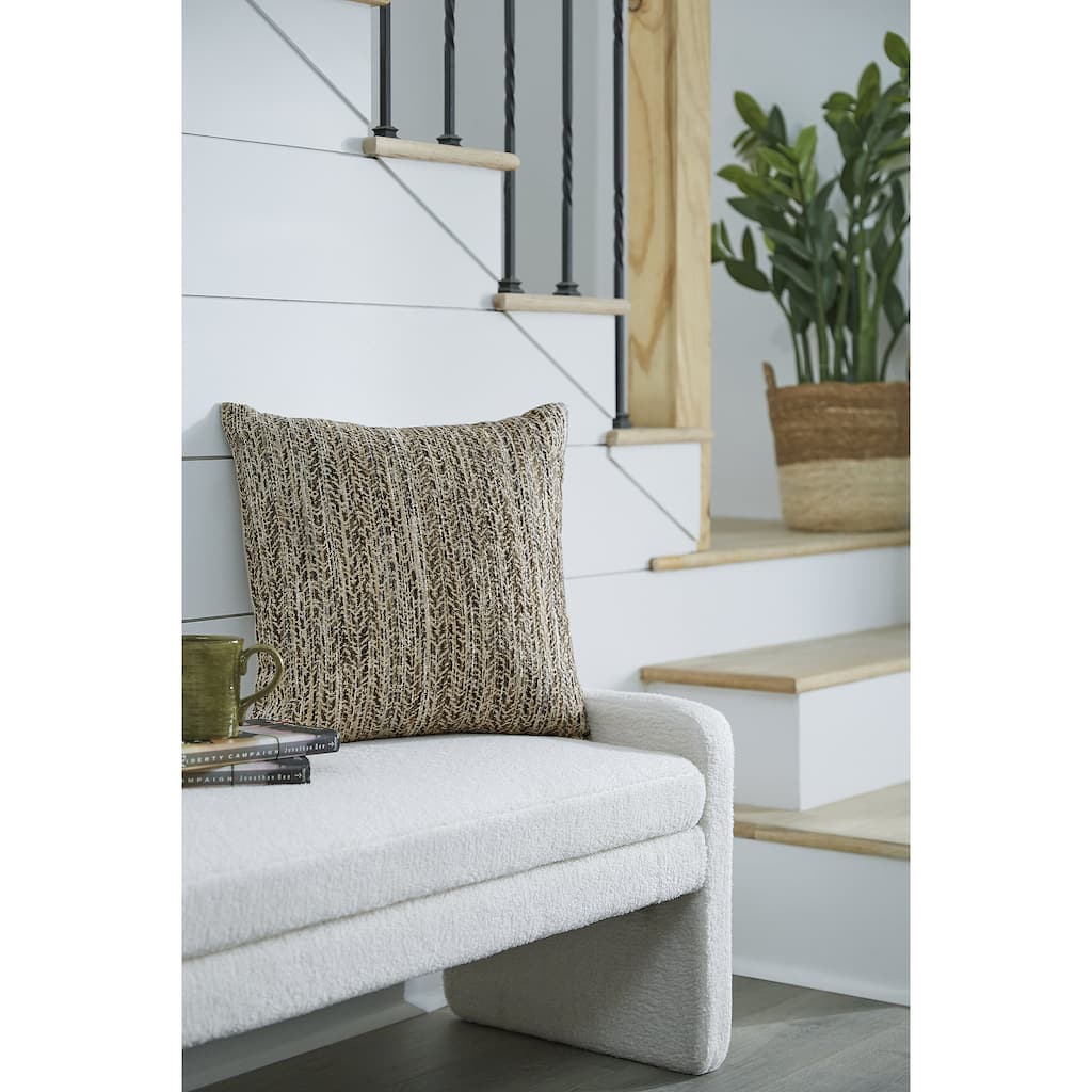 Signature Design by Ashley Jayner Black/Brown Pillow