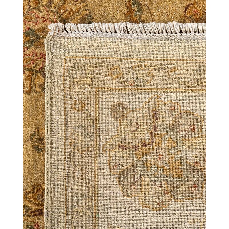 Oushak One-of-a-Kind Hand-Knotted Area Rug - Gold, 8' 1" x 10' 0" - 8' 1" x 10' 0"