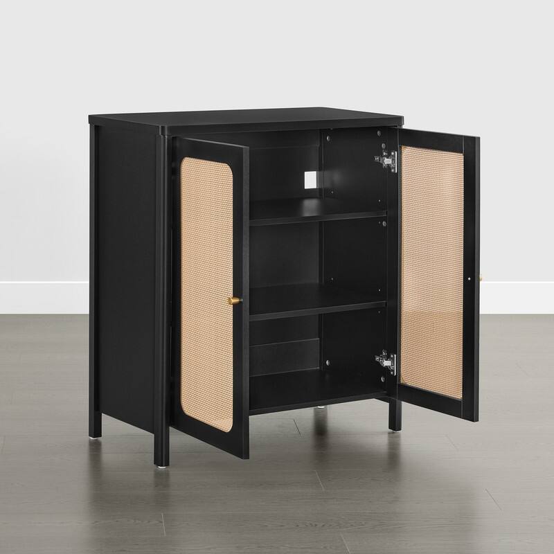 Spruce & Spring Boho Chic Sideboard Buffet Cabinet with Storage for Dining & Living Room