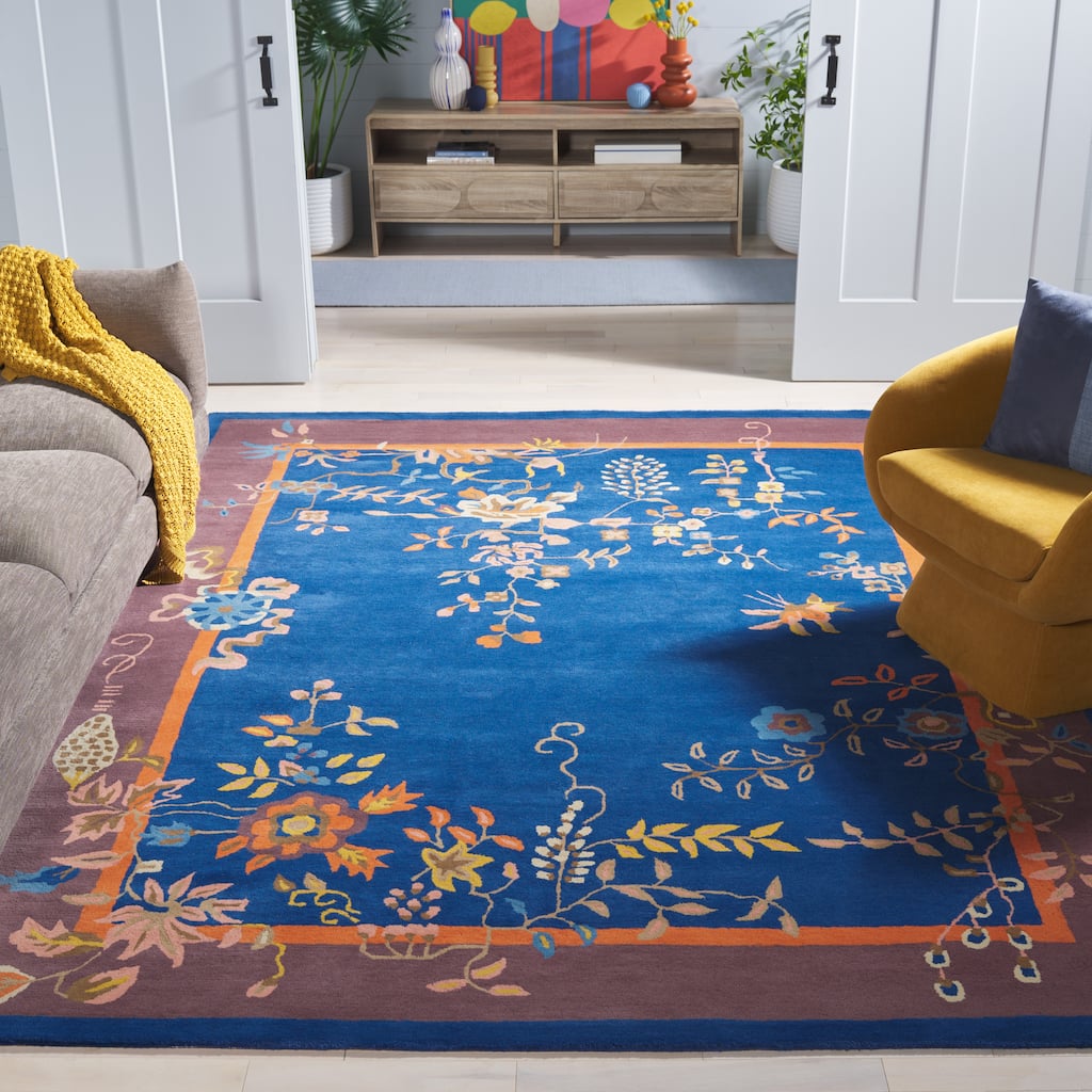 SAFAVIEH Handmade Metro Iroda French Country Wool Rug