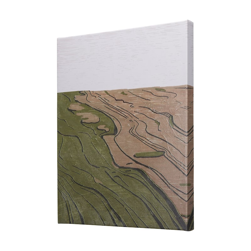 Farmland Spring I (35 x 28) Canvas Art Print