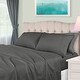 preview thumbnail 69 of 78, Superior Egyptian Cotton 650 Thread Count Bed Sheet Set California King - Grey