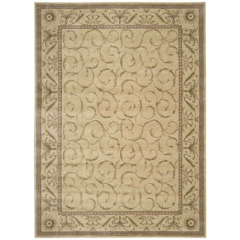 Nourison Somerset Traditional Bordered Floral Area Rug