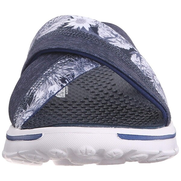 skechers women's performance go walk fiji flip flop
