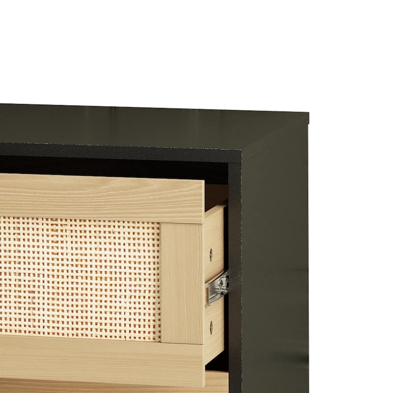 6 drawers Rattan dresser Rattan Drawer