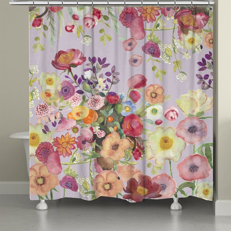 Laural Home Floral Wonder Shower Curtain 71x72