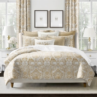 6ix Tailors Savannah Gold 8 Piece Comforter Designer Set