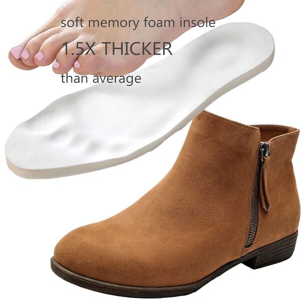 womens wide width ankle boots