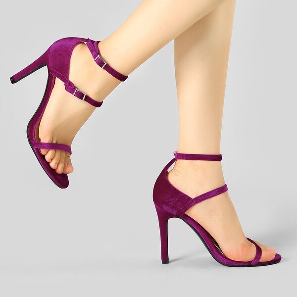 double ankle strap sandals