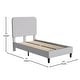 preview thumbnail 41 of 88, Platform Bed with Headboard - No Foundation Needed