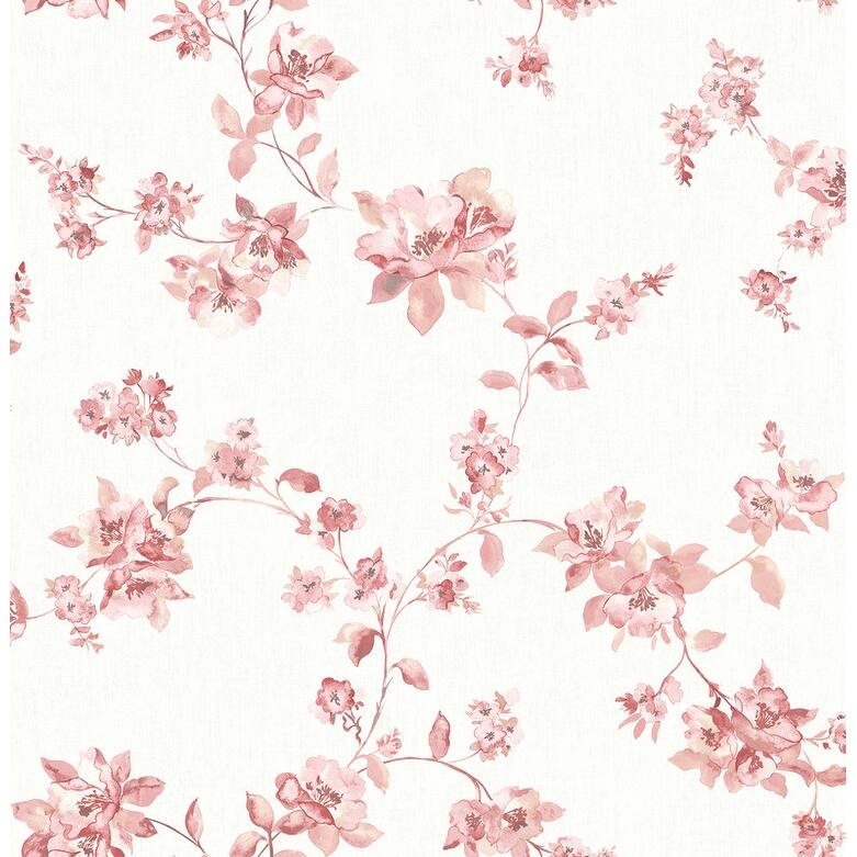 Chesapeake Cyrus Rose Festive Floral Wallpaper - 20.5in x 396in x 0.025in
