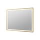 Wall Mounted Back Light Bathroom Framed LED Mirror Anti- Fog With Dimmable Light Touch Sensor And Memory Function