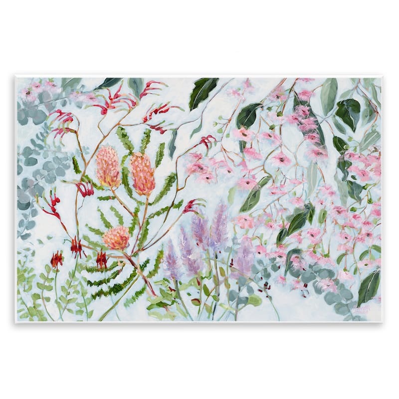Stupell Elegant Garden Flowers Wall Plaque Art Design By Meredith Howse - 15 x 10