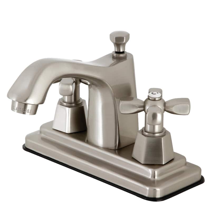 Kingston Brass 1.2 GPM Centerset Bathroom Faucet with Pop-Up Drain - Brushed Nickel