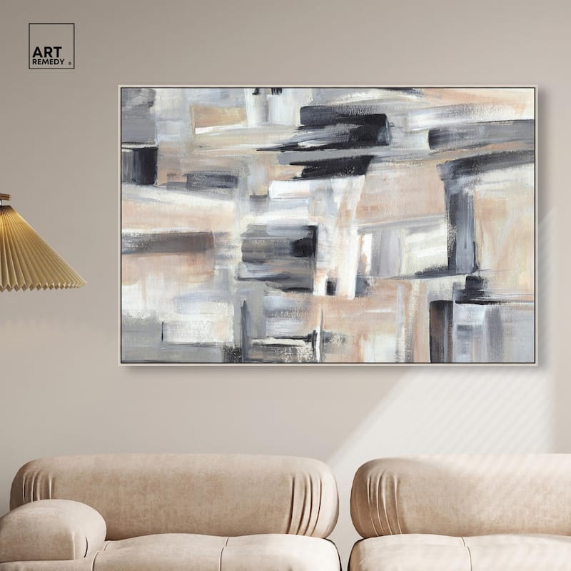 Neutral Nirvana Canvas by Art Remedy