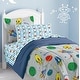 preview thumbnail 4 of 6, Dream Factory Space Rocket Twin 5-piece Bed in a Bag with Sheet Set