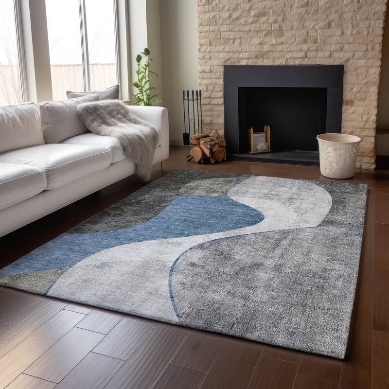 Premium Washable Super Soft Abstract Glam Mayfield Rug