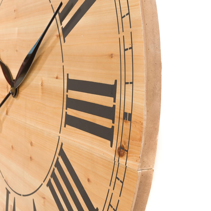 The Gray Barn Oversize Shiplap Wall Clock