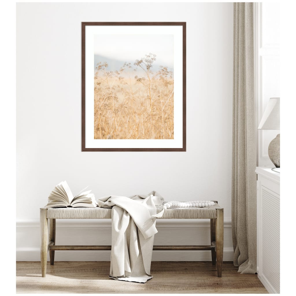 Kate and Laurel Framed Art Wild Fennel by Crystal Lynn Collins