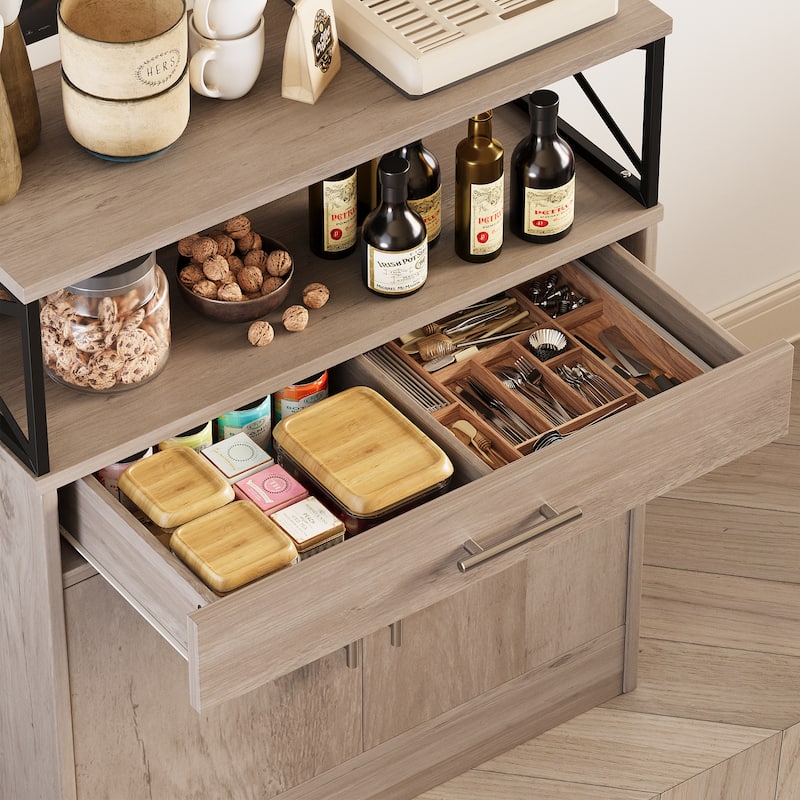 Sideboard Buffet & Storage Cabinet – Versatile Sideboard for Living Room, Dining Room, or Entryway