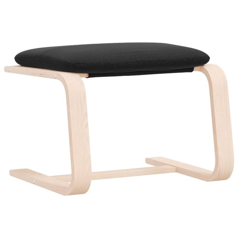 vidaXL Ottoman Footstool Pouf Hassock Stool Pouffe Living Room Seat Fabric - 20.1"x16.1"x15.7"