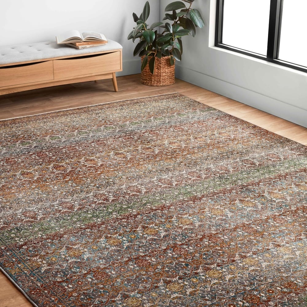Alexander Home Leah Vintage Transitional Area Rug