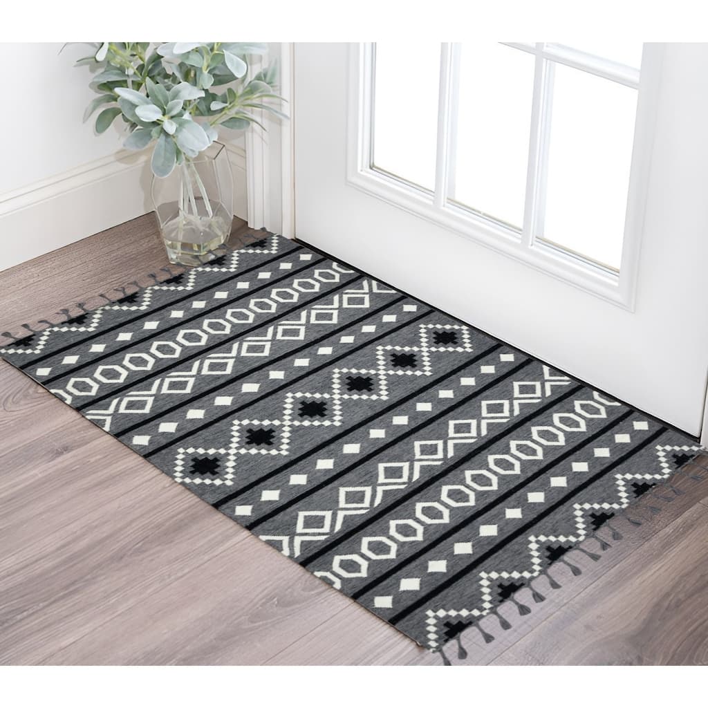HomeRoots Tribal Southwest Rectangle Area Rug