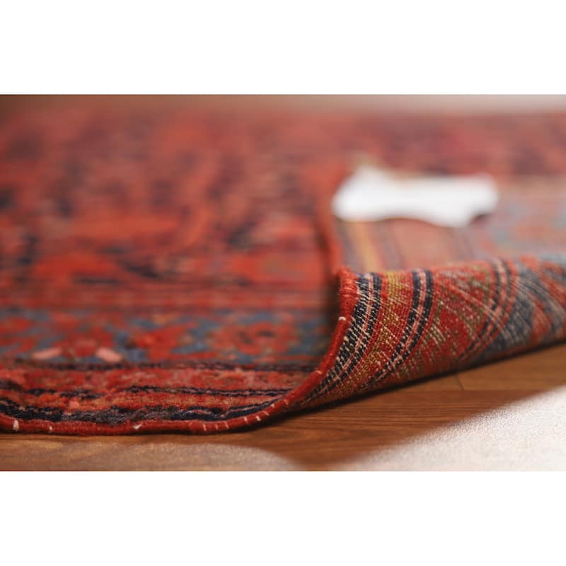Hand Knotted Oriental 100% Wool Carpet Traditional Floral Oranges & Rust Malayer Area Rug - 6' 6'' X 4' 5''