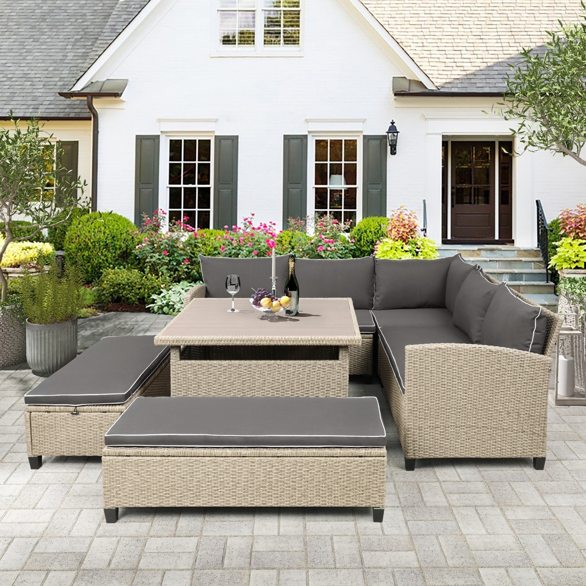 Two piece hotsell outdoor setting