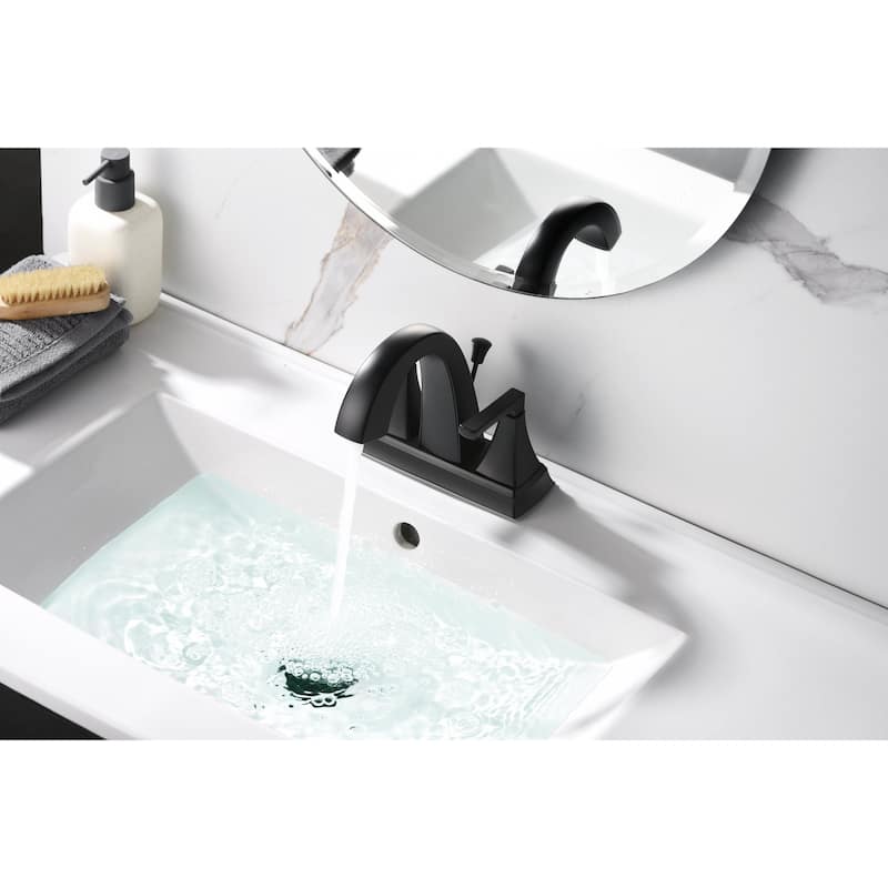 Ultra Faucets Lotto Collection Two-Handle 4" Centerset Lavatory Faucet