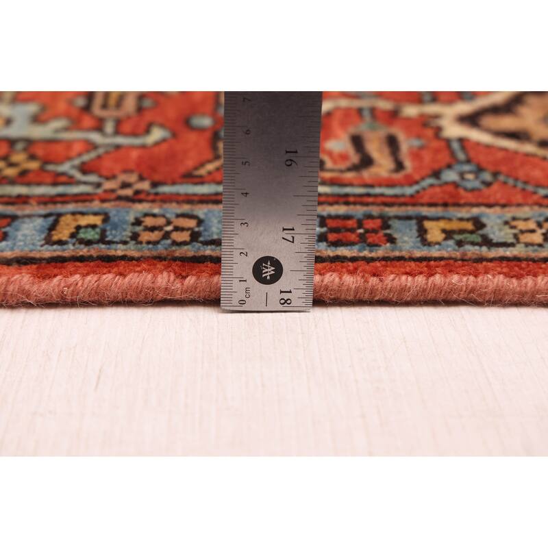 ECARPETGALLERY Hand-knotted Jules Sultane Dark Copper Wool Rug - 8'0 x 9'11