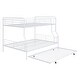 preview thumbnail 8 of 15, Full XL Over Queen Size Metal Bunk Bed with Twin Size Trundle